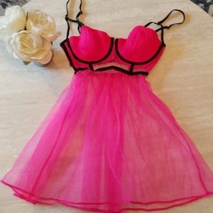 Victoria's Secret Pink Sheer Chemise